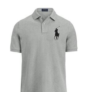 Ralph Lauren Men's Classic Grey Polo Large Embroidered Logo Size XXL